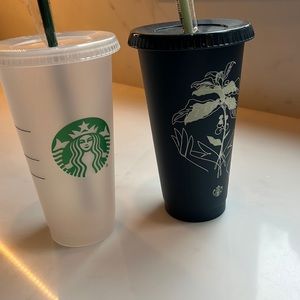 NEW Starbucks plastic cups, never been used